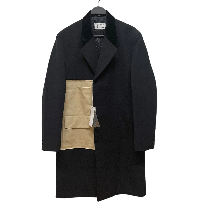 Maison Margiela/Trench Coat/40/Wool/BLK/beige pocket