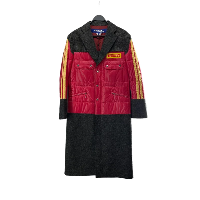 JUNYA WATANABE COMME des GARCONS MAN///Trench Coat/L/Wool/RED//Plain/M [Street] Luxury/