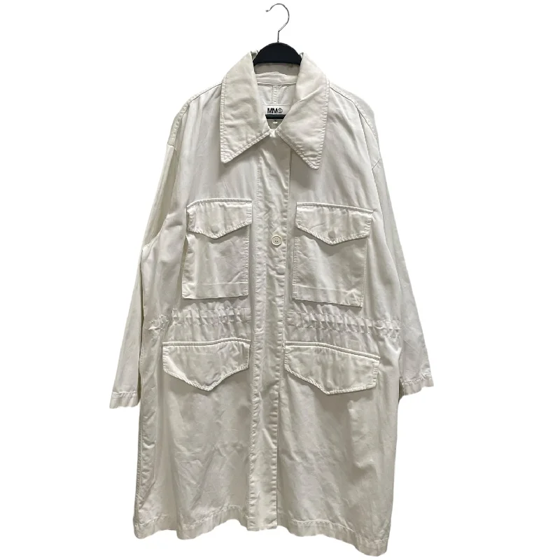 MM6/Trench Coat/38/Cotton/WHT/