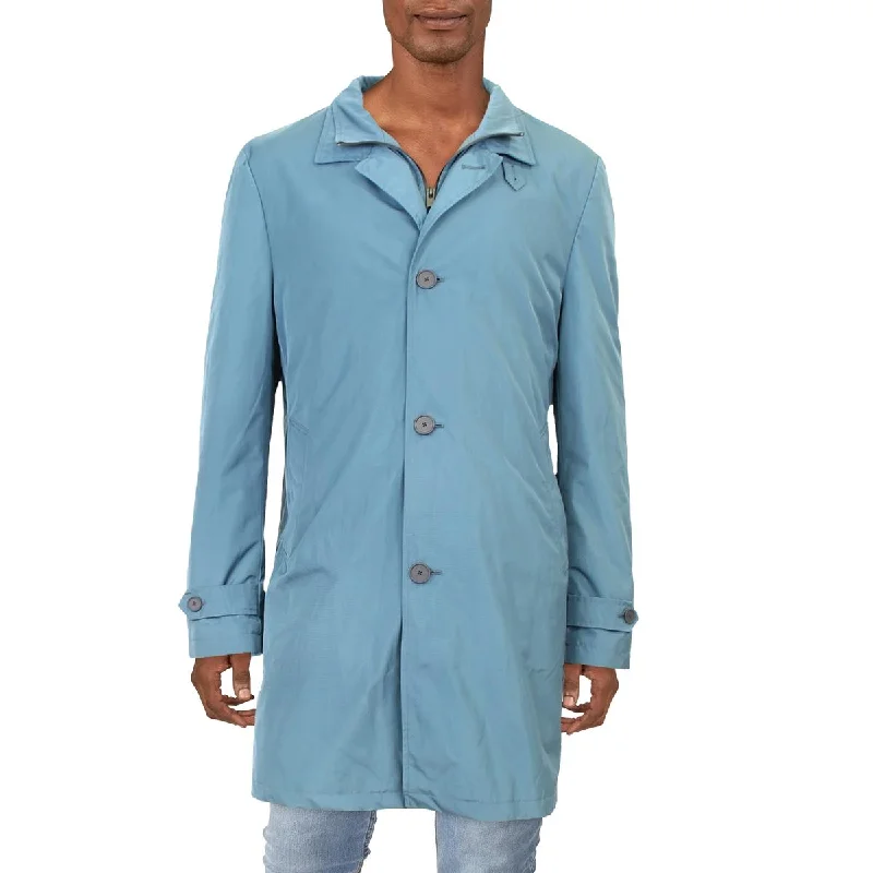 Calvin Klein Mens Munson Slim Fit Modern Raincoat