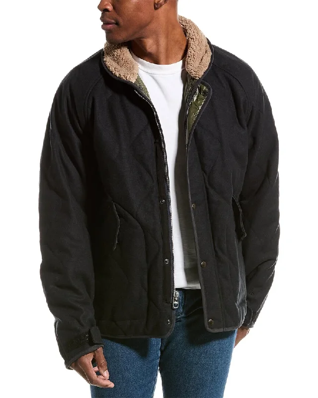 rag & bone Quilted Wool-Blend Jacket