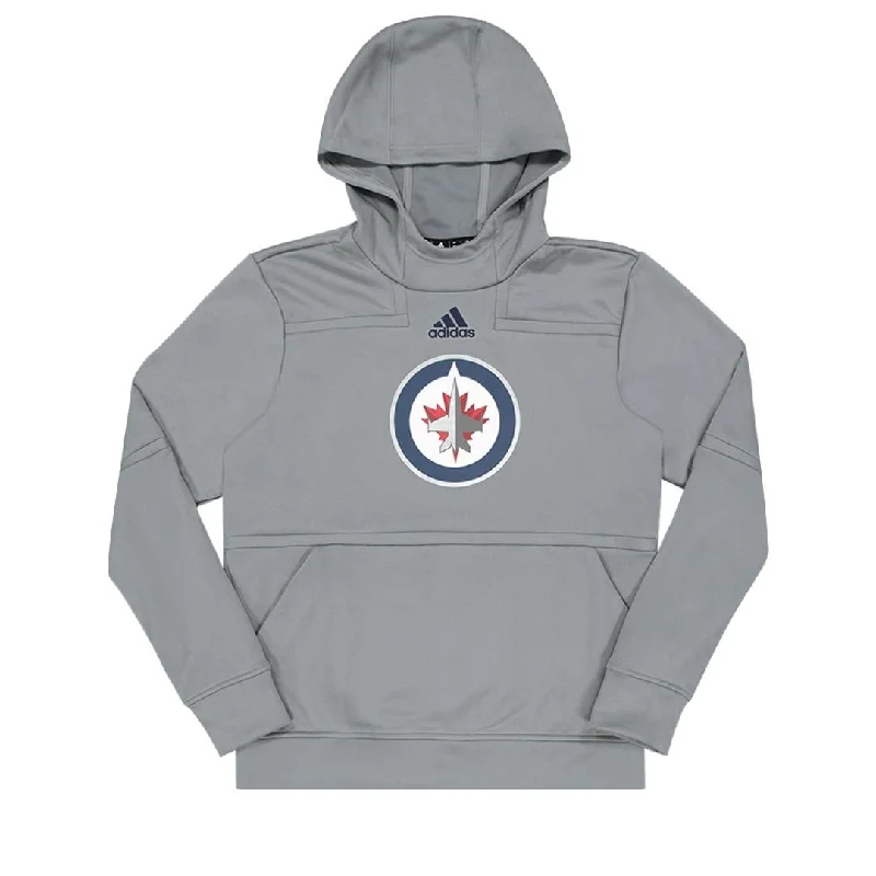 adidas - Men's Winnipeg Jets Primary Logo Pull Over Hoodie (GI5303)