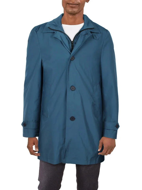 Munson Mens Slim Fit Modern Raincoat