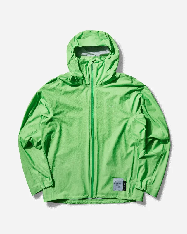 Men's Pertex 3L Fly Rain Jacket Neon Green