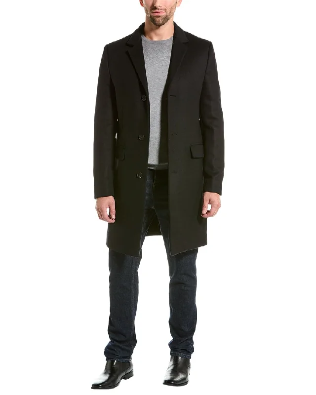 The Kooples Wool-Blend Trench Coat