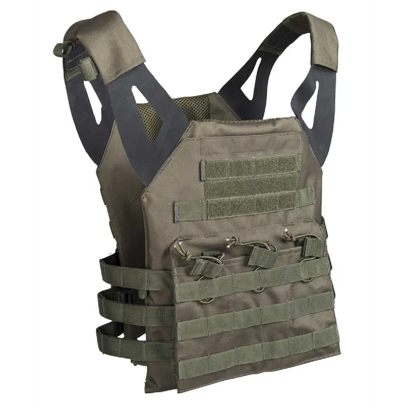 Mil-Tec Plate Carrier Vest MOLLE Gen II Olive Green