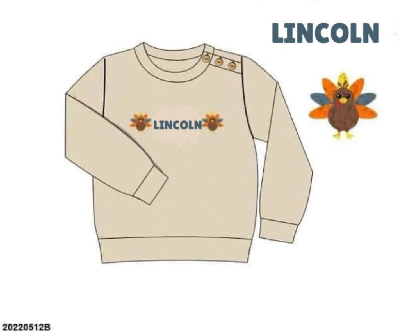 RTS: Turkey Sweaters- Boys Pullover “LINCOLN”